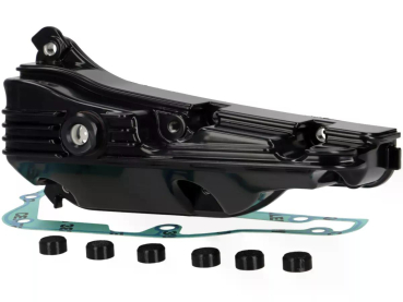 Ölwanne mit Schauglas - MOTO NOSTRA - Vespa GTS/GTV/HPE 310 ccm (ab Bj. 2025) - schwarz-glänzend